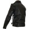 CLEARANCE SALE - All American Mod Brando Style Black Biker Leather Jacket - Size: XL